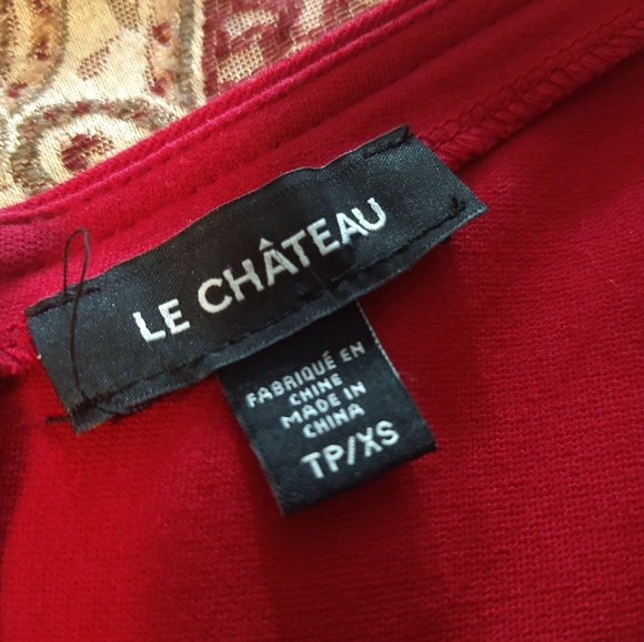 Size xs Red le chateau body cocoon dress - Picture 8 of 16
